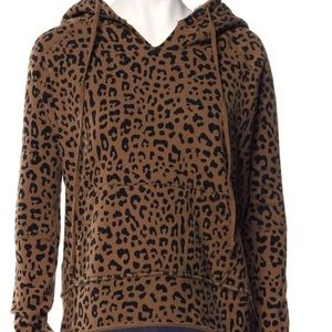 Nili Lotan Animal Print Pullover Sweatshirt